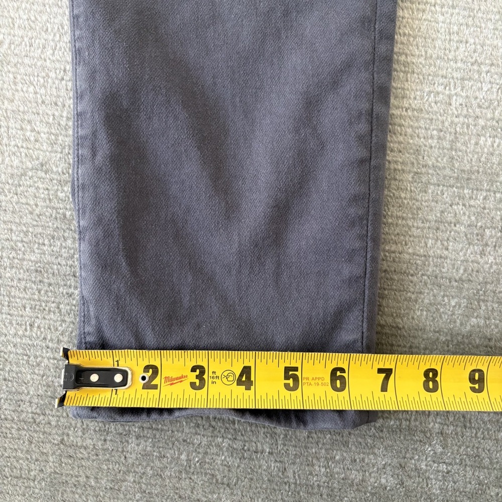 Rag & Bone Fit 2 Slim Chino Pants Mens 32x30 Gray Straight Leg Stretch Casual - Picture 8 of 10